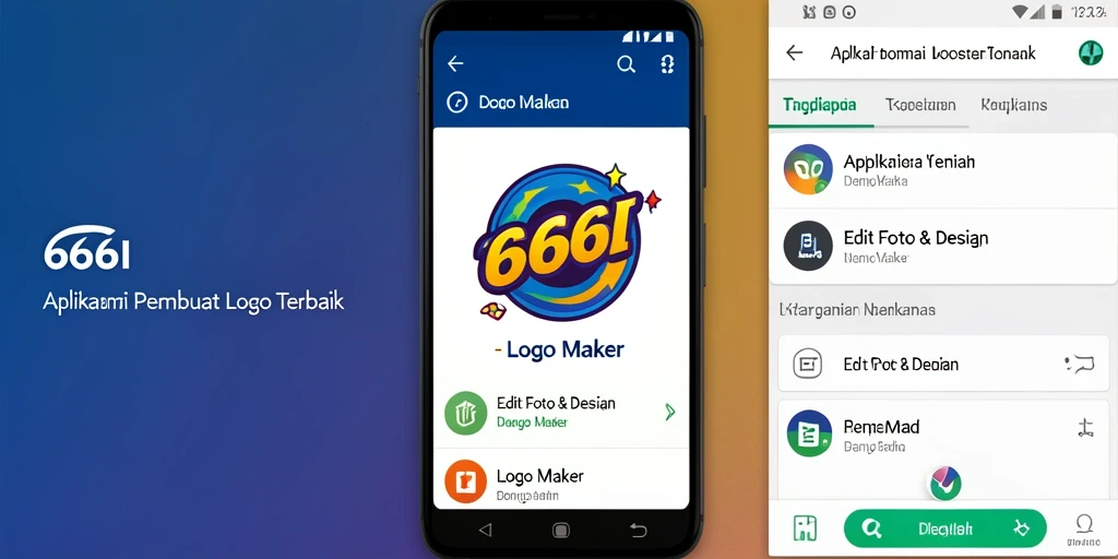 Tampilan antarmuka pengguna 666I yang sederhana dan elegan.