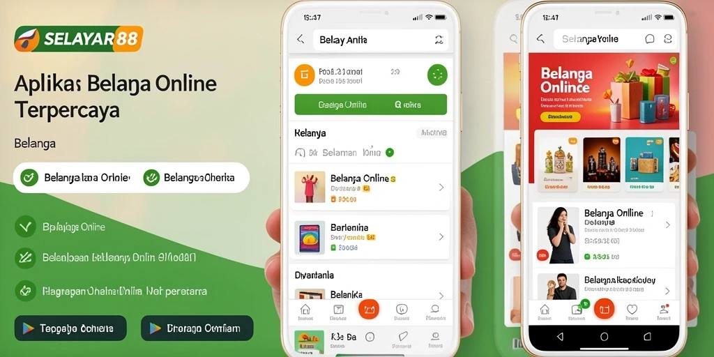Antarmuka modern dan fungsional dari aplikasi SELAYAR88